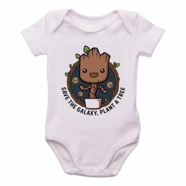 Imagem de body nenê criança roupa bebê Plante Groot Árvore - Empório Dutra, M   