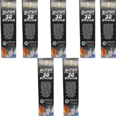 Imagem de Super Gel Desodorante Massageador Mary Life 30 Ervas Bisnaga 150g Kit 