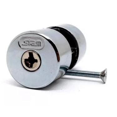 Imagem de Cilindro Miolo Fechadura Tetra Stam 1800/1803 Cromado 4 chaves