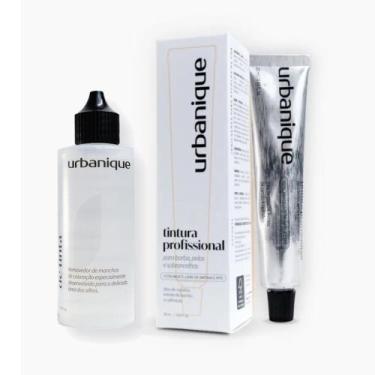 Imagem de Tintura para sobrancelhas urbanique sem amonia e livre de ppd + Remove