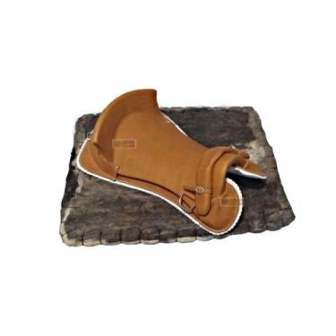 Imagem de MANTA LÃ SOCADA com Sela FREIO DE OURO CAVALO laço comprido - SELARIA 