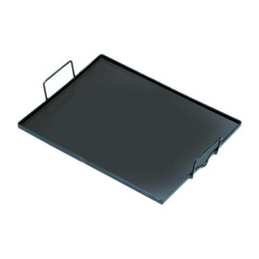 Imagem de Chapa Bifeteira Avulsa com Alça em Aço Carbono 50x40x1,5 - Progás - PR