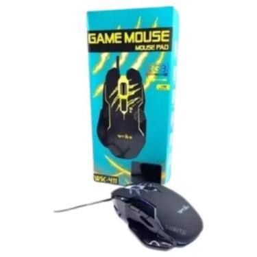 Imagem de Kit Mouse E Mouse Pad Gamer Weibo Wk-411