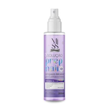 Imagem de Prep Nail Spray Higienizante Chiclete Uva Unhas 200ml Yelsew