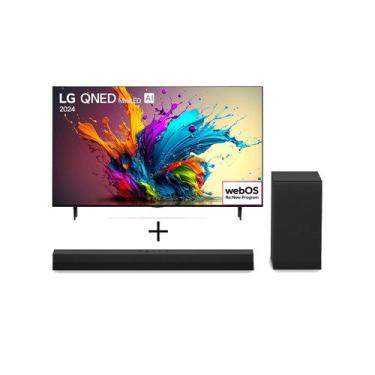 Imagem de Combo Smart TV 4K LG QNED MiniLED QNED90 de 86" 2024 + Soundbar LG S40