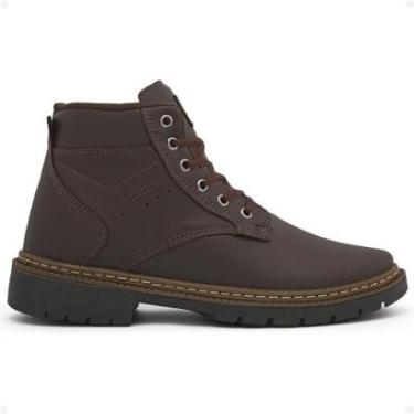 Imagem de Bota Coturno Masculino Casual Solado Tratorado Macio e Confortável Adventure Engenheiro Obra-Masculino