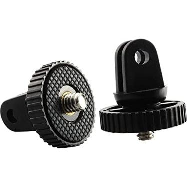 Imagem de Adaptador de montagem de câmera Longdex 2 peças monopé tripé adaptador com rosca de parafuso de 1/4" para GoPro Hero 2 3 3 Sony Xiaomi AEE JVC