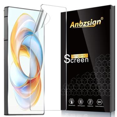 Imagem de Anbzsign [Pacote com 2] para ZTE Nubia Z70 Ultra protetor de tela, protetor de tela TPU macio (não vidro), claridade HD, película de TPU flexível, antiarranhões, sem bolhas