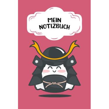 Imagem de Mein Notizbuch im Cartoon und Kawaii Stil | niedliche Tierchen | Tagebuch | Erinnerungen | Journal | Motiv: Reis Ninja Samurai: Ideensammlung | Inhalt ... | Geschenkidee unter 10 Euro | Erinnerungen