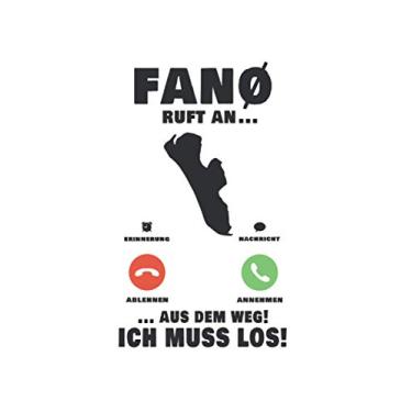 Imagem de Fanø Notizbuch: Fanö Anruf Urlaub Dänemark Reise / 6x9 Zoll / 120 linierte Seiten