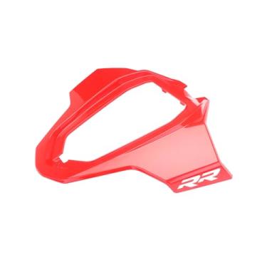 Imagem de GZDLMOTO Kit de carenagem de capa de assento traseiro de passageiro traseiro de fibra de carbono ABS para B-MW S1000RR M1000RR 2023 2024, acessórios de motocicleta (vermelho)