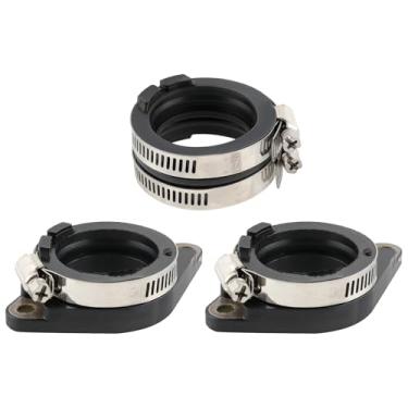 Imagem de MOTOALL 3 peças de manifold de admissão de carburador adequado para motocicleta Honda VTX1300 2003-2009 substitui 16211-MEA-670