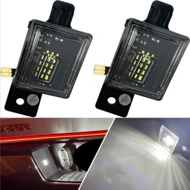 Imagem de Gorromp Luzes LED de placa de licença para GMC Canyon Sierra 1500 Limited 2500 3500 2500 2500HD 3500HD 3500HD Hummer EV Pickup 6000K Branco LED Placas de Número Traseiro Conjunto de Lâmpadas 23251664