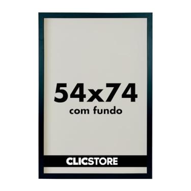 Imagem de Moldura para Quebra Cabeça Grow Puzzle 1000 peças 54x74 cm Decoração Quadro Parede Sala Escritório Game Office sem Vidro (Preto)