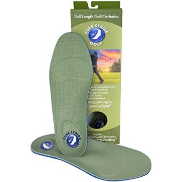 Imagem de Pure Stride Órteses de golfe – inserção de sapato de comprimento total para golfistas com suporte de arco e metatarsos – alívio da dor para fascite plantar esporão e metatarsalgia (golfe,