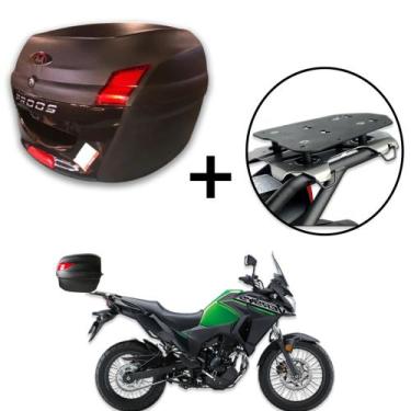 Imagem de Baú 34 litros Awa Proos com Bagageiro para VERSYS X300 2018-2023, Pret