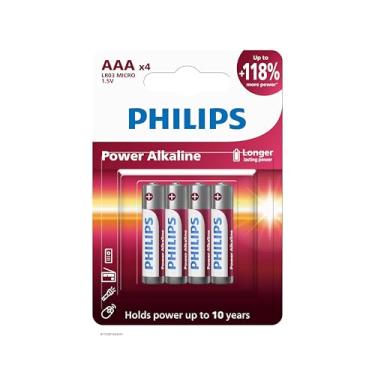 Imagem de PILHAS AAA POWER LIFE ALCALINAS (KIT COM 4 PILHAS) LR03P4B