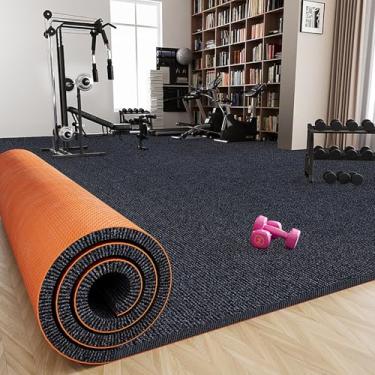 Imagem de NOBBAT Tapete de Garagem Antiderrapante Absorvente de Som Tapete de 9mm Espessado À Prova D'Água e Fácil de Limpar, Perfeito para Piso de Garagem, Estacionamento de Carrinho de Golfe(Branco-sujo,60x90