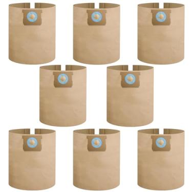 Imagem de Sacos de aspirador de pó DXVA19-4101 compatíveis com aspiradores DEWALT 6, 8, 9, 10 galões, saco de coleta descartável de poeira DXV06P, DXV09P, DXV09PA, DXV10P, DXV10PL, DXV10S, DXV10SA, DXV10SA,