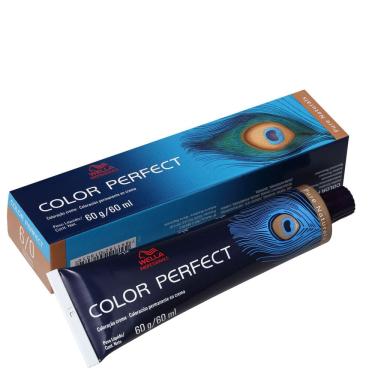 Imagem de Coloração Wella Color Perfect 6/0 Louro Escuro 60g BLZ