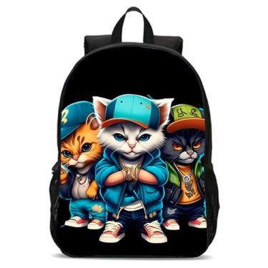 Imagem de Mochila Infantil Cat Preta - VIA LIVRE, UN, Preto