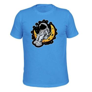 Imagem de Camiseta Plus Size 100% Algodão Malha 30.1 Estampada Luastronauta - Su