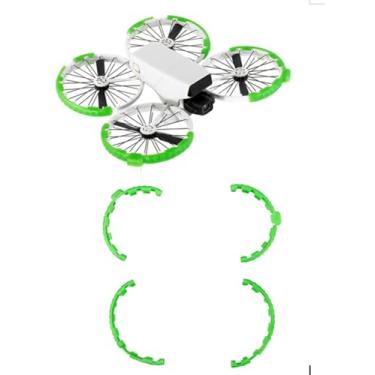 Imagem de YUULNMOP Protetor de hélice para DJI Flip Drone Acessórios, Anel de Proteção de Hélice Brilho Noturno, Proteção para DJI Flip, Dobrável e Anticolisão (Verde Fluorescente)