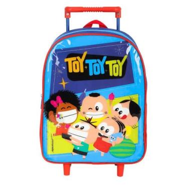 Imagem de Mini Mochila De Rodinhas Escolar Infantil Creche Mônica Toy - Luxcel