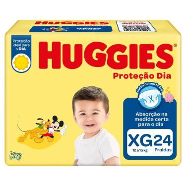 Imagem de Fralda Descartável Huggies Proteção Dia XG - 24 Unidades