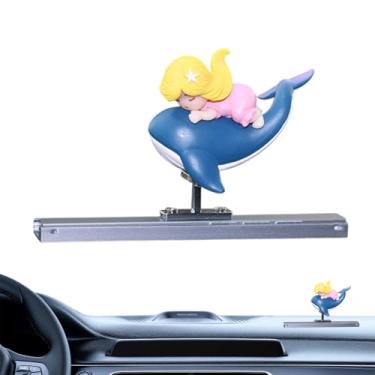 Imagem de Painel de carro brinquedo trêmulo, painel bobblehead | Cartoon Shaking Head Car Decoration - Personagem balançando para o local de trabalho, troca de trilhas de mesa