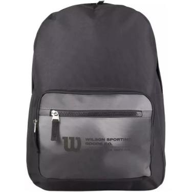 Imagem de Mochila Wilson Escolar Sporting Goods CO Original 1mganus, Preto/Cinza
