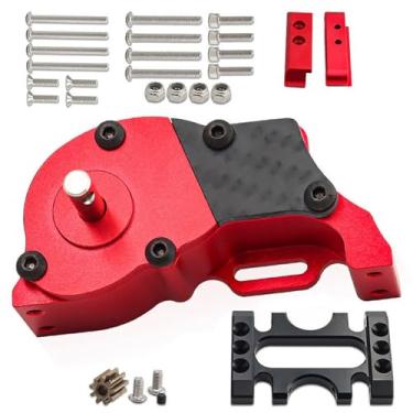 Imagem de Aluminum Alloy Gearbox Assembly Fit for SCX10 LCG 1/10 RC Crawler Scaled Replace Parts