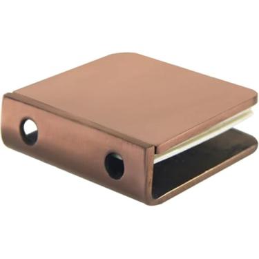 Imagem de Dobradiças de porta aço inoxidável 304 ouro rosa vidro clipe fixo banheiro vidro porta código fixo canto divisória chuveiro link clip, dobradiça 0