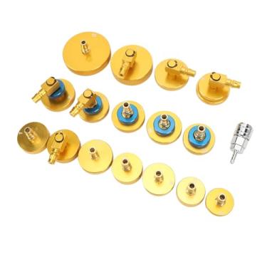 Imagem de 17pcs Kit Adaptador de Sangramento do Freio, Kit de Sangramento do Cilindro de Freio de Alumínio para a Maioria Dos Veículos Sangramento ou Reabastecimento do Fluido de Freio,