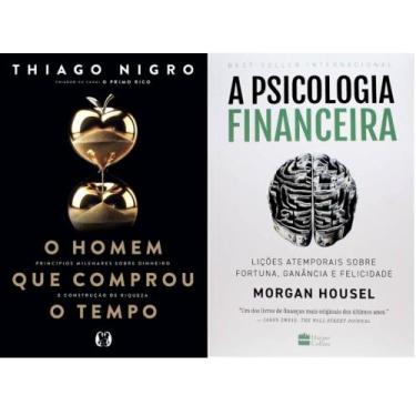 Imagem de Kit: O Homem que Comprou o Tempo + A psicologia financeira - Kit de Li