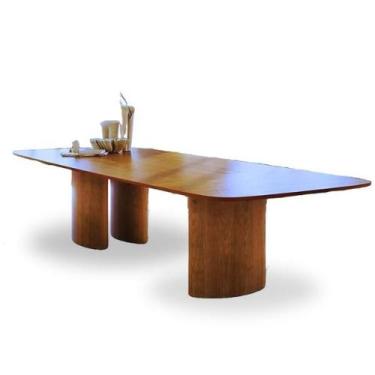 Imagem de Mesa de Jantar Retangular Ipanema 180x100cm Madeira Freijó - Modelar A