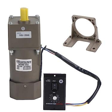 Imagem de AC 90W Fase de fase monofina Desaceleração do motor de engrenagem Ajusta ajustável (Taxa de redução de velocidade 20k)
