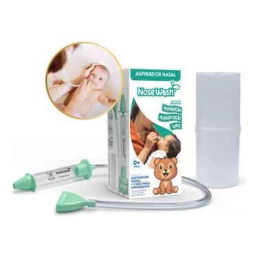 Imagem de Aspirador Nasal De Secreção Bebe Case Armazenamento Nosewash - AGPMED