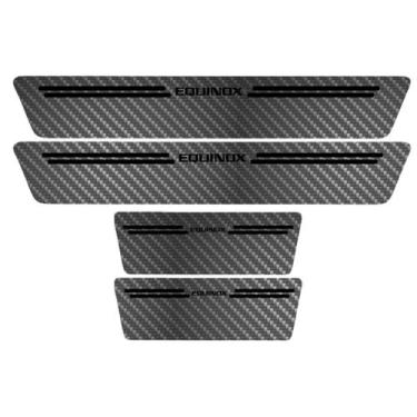 Imagem de Kit Soleira Protetora Porta Premium Black Carbono - Equinox - Jhow Ade