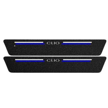 Imagem de Kit Soleira Protetora Porta Premium Blue PVC Clio 2 Portas - Jhow Ades