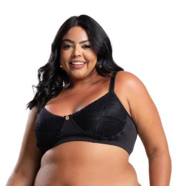 Imagem de Sutiã Plus Size Suzane IMI Lingerie  Sem Bojo, Reforçado com Renda e S