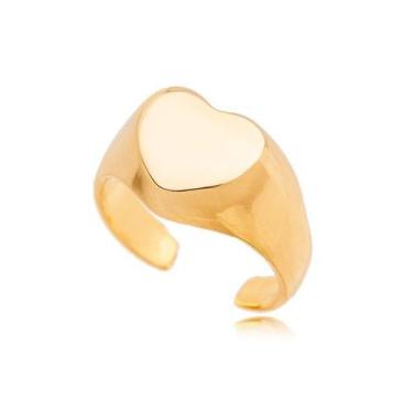 Imagem de Anel de Dedinho Coração Ouro 18k - MP Acessórios, Ouro