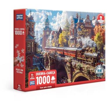 Imagem de Toyster - Quebra-cabeça: Trem pela cidade - 1000 peças - Game Office