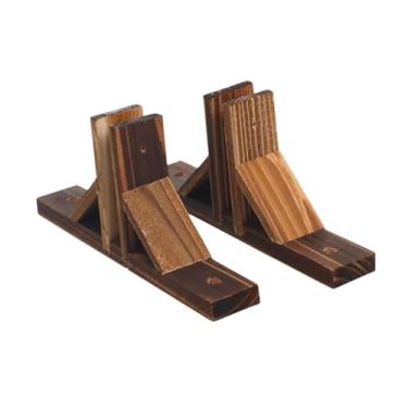 Imagem de Generic 2 peças base de cerca jardim treliça suporte triângulo piquete fácil fixação poste estável suporte para portão de cachorro pés divisor de ambiente pés, M