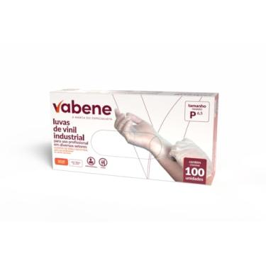 Imagem de Luva Vinil Industrial sem pó Tam.P 100 unidades, Vabene