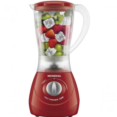 Imagem de Liquidificador Mondial 2 Velocidades 550w 2l Compact Juice Vermelho 220V