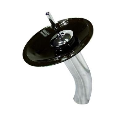 Imagem de Gabinete de vidro 40cm para banheiro curvado duplo pc cuba oval  com t