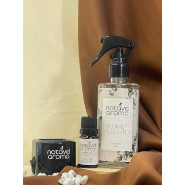 Imagem de Kit Home Spray Aromatizador Difusor Eletrico Essencia Concentrada 10ml (PRETO, FLOR DE ALGODÃO)