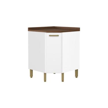 Imagem de Gabinete de Cozinha Modulado Bella Canto c/ 1 Porta Branco - Bertolini