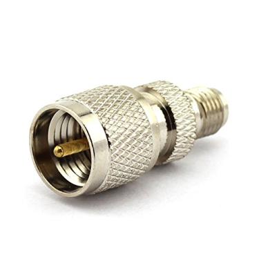 Imagem de DGZZI 2 pacotes Mini UHF macho para SMA fêmea RF adaptador coaxial Mini UHF para conector SMA coaxial